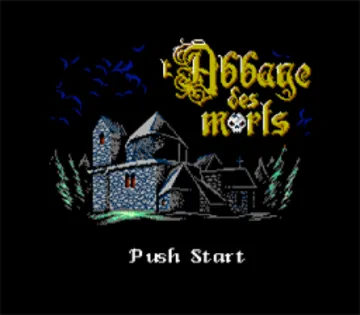 L'Abbaye des Morts (World) (En,Ja,Fr,Es,Pt) (Aftermarket) (Unl) screen shot title